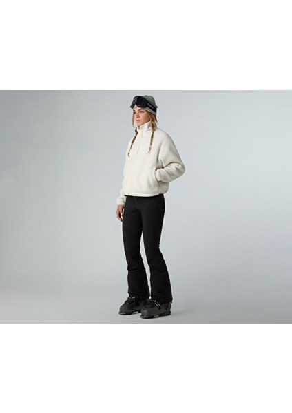 W Yumiori Off Peak Full Zip Jacket Erkek Outdoor Polar Ceket NF0A8EUZQLI1 Beyaz