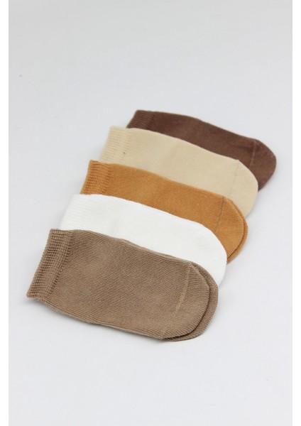 Bistyle 5'li Penye Soket Kutulu Basic Çorap 10131 Bej fırsatları