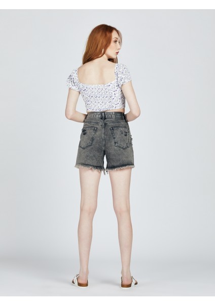 2027239 Kadın Blouse Short Sleeve