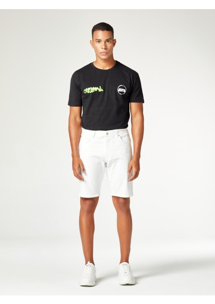 Skinny Fit Erkek Şort