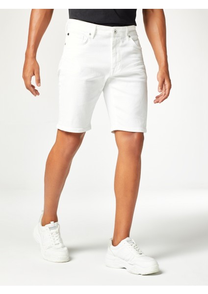 Skinny Fit Erkek Şort