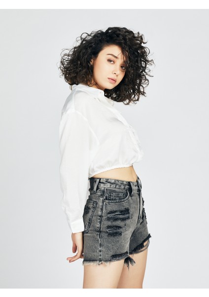 Regular Fit Kadın Bluz U.kol