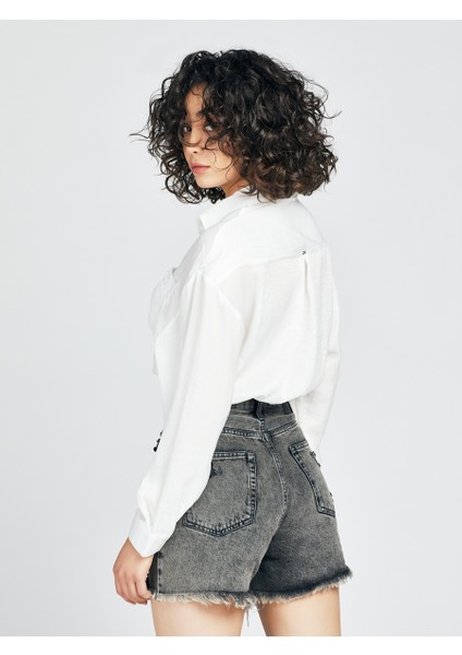 Regular Fit Kadın Bluz U.kol