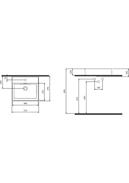 Bocchi Milano Lavabo 50 cm Tezgahüstü Parlak Beyaz 1644-001-0126 fırsatları