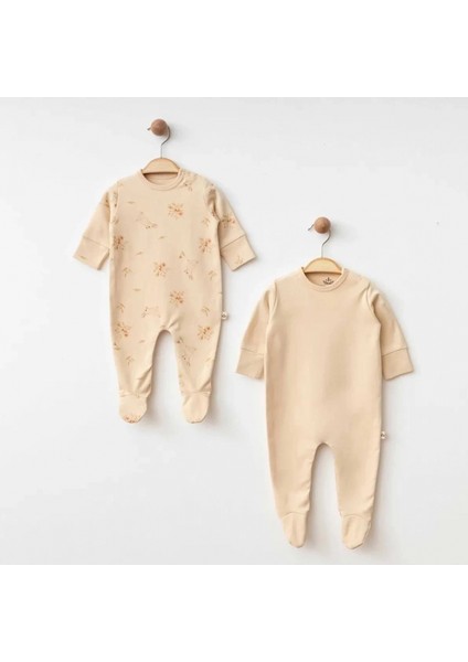 Eslenza Baby Organik 2'li Tulum 0049 Bej