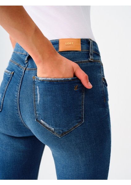 Nicole Skinny Fit Kadın Pantolon