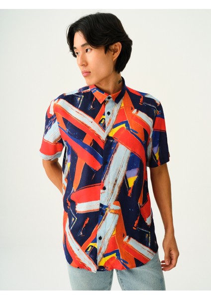 Relax Fit Erkek Gömlek K.kol