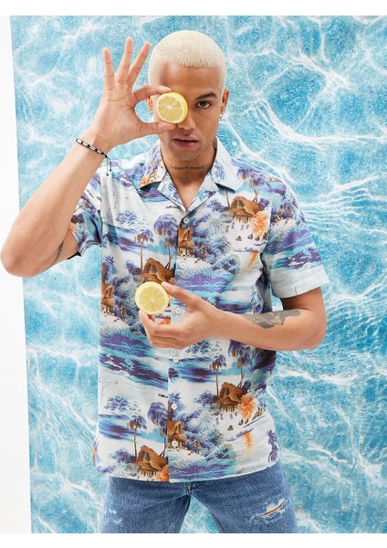 Relax Fit Erkek Gömlek K.kol