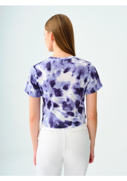 Long Crop Kadın Tshirt K.kol