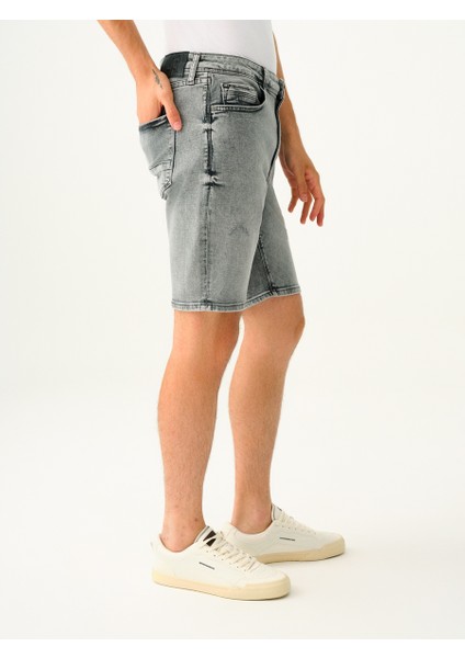 Slim Fit Erkek Şort