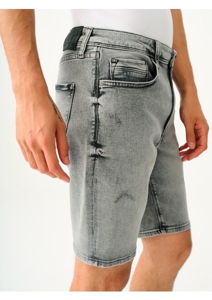Slim Fit Erkek Şort