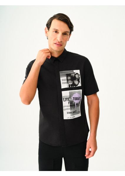 Regular Fit Erkek Gömlek K.kol