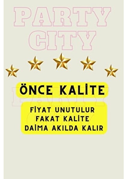 Dolabı Kral Taçlı Balon Zinciri Doğum Günü Seti İyi Ki Doğdun 10 Adet Altın Renkli Süslü Set
