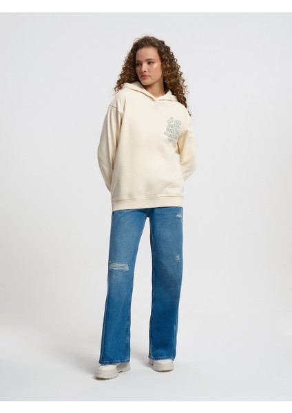 Long Wide Leg Regular Fit Kadın Pantolon