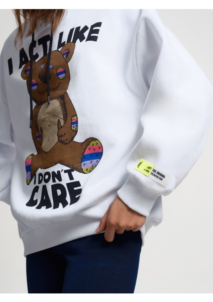 Oversize Kadın Sweatshirt