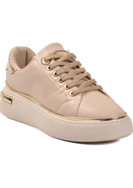 Bej Bağcıklı Hafif Kadın Sneaker Lady 029 Z fırsatları