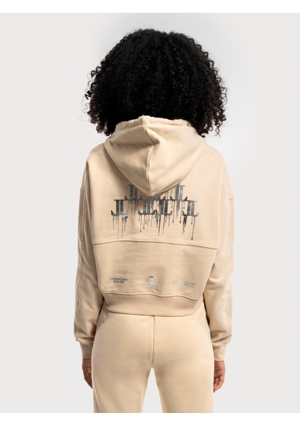Loose Crop Kadın Sweatshirt