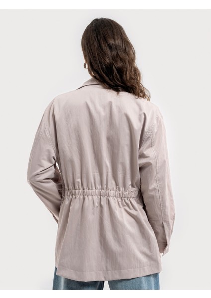 Loose Fit Kadın Yağmurluk