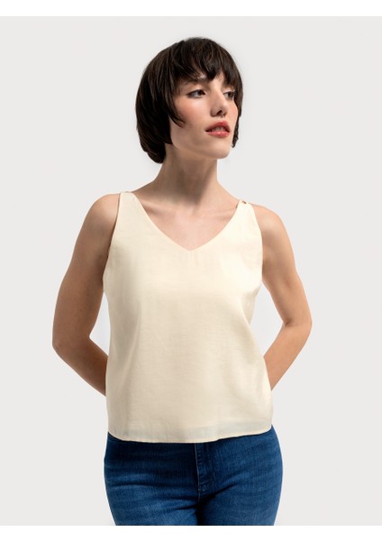 Regular Fit Kadın Bluz K.kol