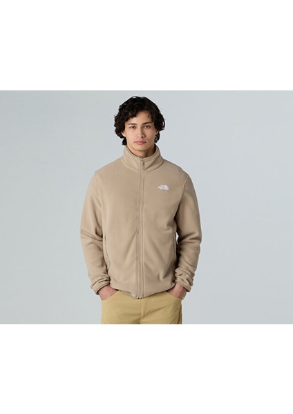 M Glacier Fleece Jacket Erkek Outdoor Polar Ceket NF0A8D0RBOX1 Gri modelleri