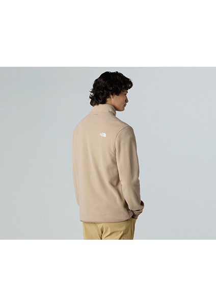 M Glacier Fleece Jacket Erkek Outdoor Polar Ceket NF0A8D0RBOX1 Gri fırsatları