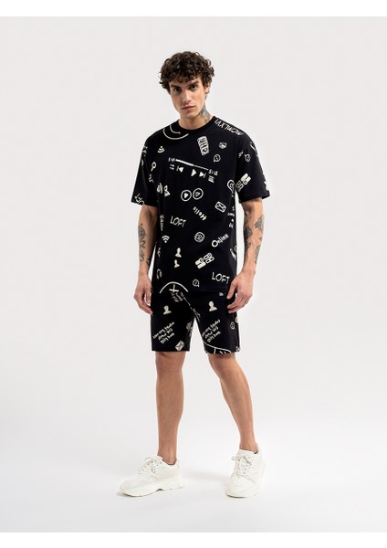 Oversize Fit Erkek Tshirt K.kol