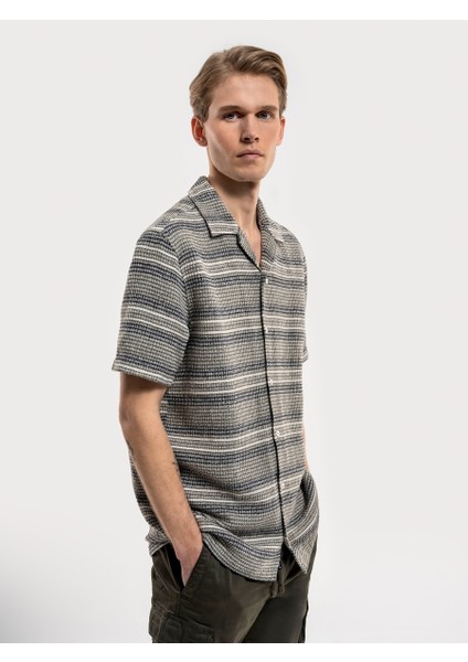 Relax Fit Erkek Gömlek K.kol