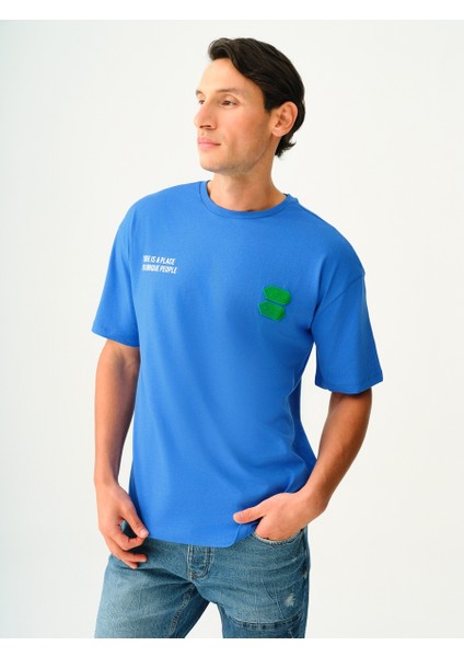 Oversize Fit Erkek Tshirt K.kol