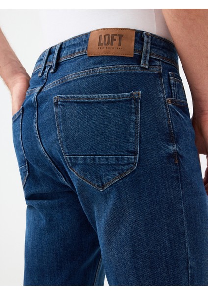 Erkek LF2035687 Pnt Lukas Dark Wash