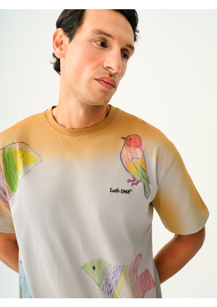 Loose Fit Erkek Tshirt K.kol