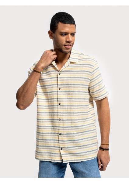Relax Fit Erkek Gömlek K.Kol