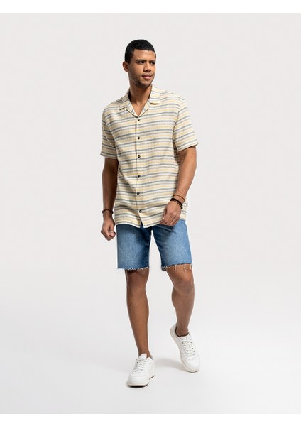 Relax Fit Erkek Gömlek K.Kol