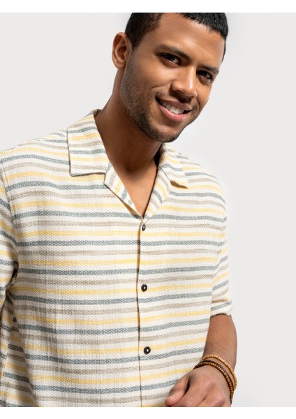 Relax Fit Erkek Gömlek K.Kol