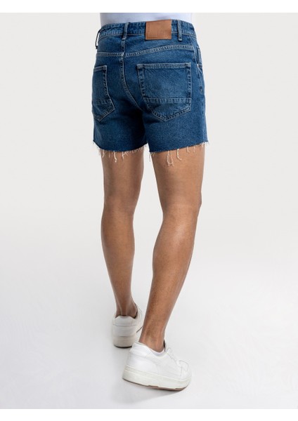 Straight Fit Erkek Şort
