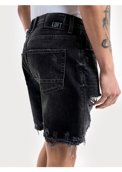 Straight Fit Erkek Şort