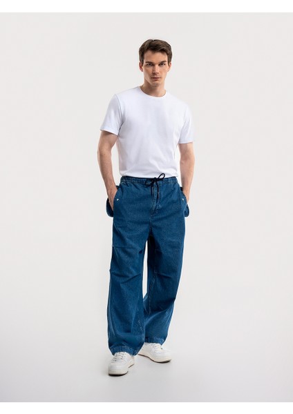 Parachuthe Jean Baggy Fit Erkek Pantolon