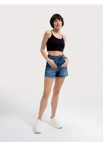 Regular Fit Kadın Şort