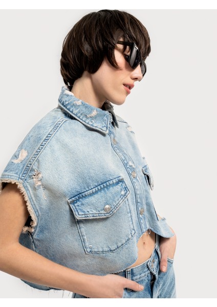 Oversize Kadın Yelek