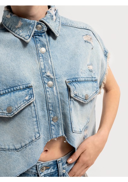 Oversize Kadın Yelek