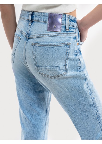 Mom Slim Fit Kadın Pantolon