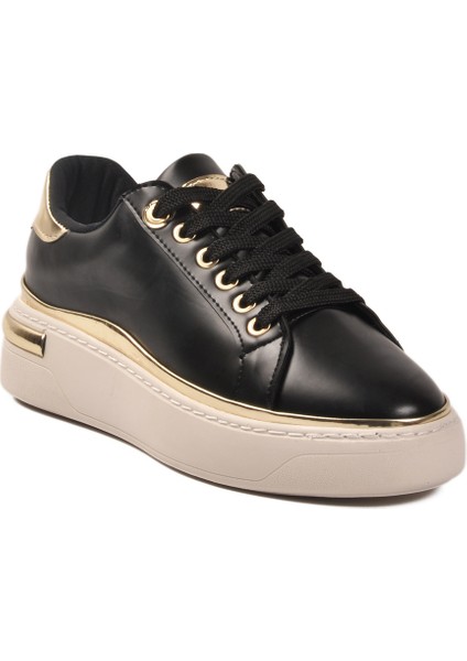 Siyah Bağcıklı Hafif Kadın Sneaker Lady 029 Z fırsatları