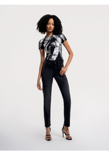 Slim Fit Kadın Tshirt K.kol