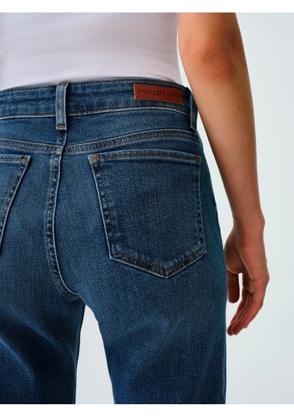 Flare Slim Fit Kadın Pantolon