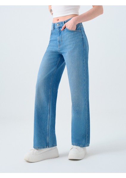 Wide Leg Regular Fit Kadın Pantolon