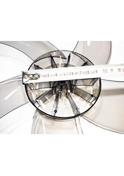 Raks Sf 18 Lindos Modele Uyumlu Vantilatör Pervanesi 16INÇ 5 Kanat 38CM Füme Renk Pls