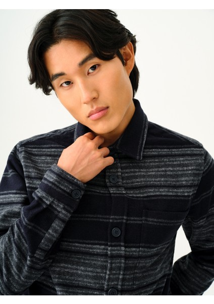 Relax Fit Erkek Gömlek U.kol