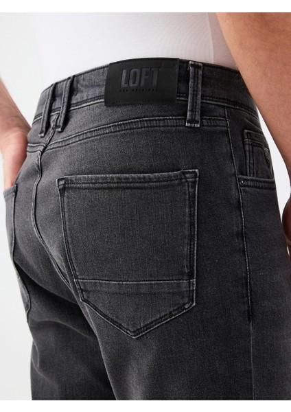 Erkek Jean Pantolon Gri LF2037011