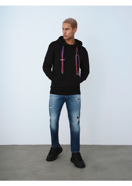 Loose Fit Erkek Sweatshirt