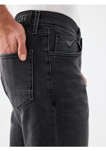 Erkek Jean Pantolon Gri LF2037011