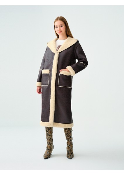 Loose Fit Kadın Kaban